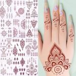 Proamate 12 Sheets Temporary Tattoo Sticker, Waterproof Fake Tattoos Temporary Tattoo Kits For Women Girls