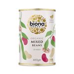 Biona Organic Mixed Beans in Water , 400g, Pack of 1