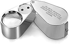 Jewelers Loop Magnifier Glass, 40X 