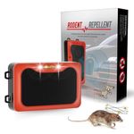 MAK7 Underhood Ultrasonic Rat Repellent for Car | Rodent Repellent for Car Engine | Mouse Protection Device with Flashing Lights | Rat Repellent for Car Engine | Rat Machine | 3 Mode Power Source|