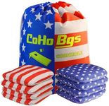 Cornhole Bags Set of 8 – Official Professional Dual-Sided Regulation Bean Bags