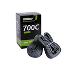 BWSHLF Bike Inner Tube 700x18/25C Bicycle Replacement Butyl Inner Tube with 48mm Presta Valve for Road Bikes (2 Pack)