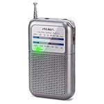 DE333 Portable Radios Small, Battery Radio Transistor with FM AM, Signal Indicator, AAA Battery Operated, Mini Pocket Radio for Walking Jogging and Camping By PRUNUS