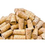 Kavi Natural Cork Stoppers, Used as Bottle Cork Stopper, Stoppers for Bottles, Bar Accessories, Pack of 10, Tapered Cork