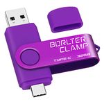 32 GB USB Type-C Flash Drive, USB-C 3.0 Memory Stick Jump Drive 2 in 1 for Android Phones Samsung Galaxy S10/S9/S8/Note 9, LG, Huawei, Tablets & Computer (Purple)