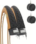 EBA28PCE 2 x Black para Tyres 700 x 35 C + Tyre Chambers 28 1 5/8 3/8 City Bike Trekking Road Bike