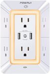 USB Wall Charger, Surge Protector, 