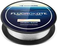 KastKing Fluorokote 100% Fluorocarbon Coated Fishing Line, Fluorocarbon Leader, Extreme Clarity,Fast Sinking,Shock Resistant, High Abrasion Resistance