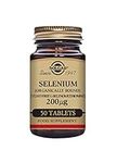 Solgar Selenium (Yeast-Free) 200 µg Tablets - Pack of 50 - Healthy Hair and Nails - Supports the Immune System - Vegan and Gluten Free