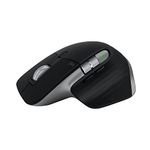 Logitech MX Master 3S for Mac - Wireless Bluetooth Mouse with Ultra-fast Scrolling, Ergo, 8K DPI, Quiet Clicks, Track on Glass, Customisation, USB-C, Apple, iPad - Space Grey