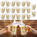 Mifoci 10 Pcs Plastic Beer Mugs wit