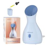 CARESMITH 2 In 1 Face Steamer + Steamer For Cold & Cough | 16 Mins Of Natural Steam With 170Ml Large Tank | Dedicated Chamber For Balms & Oils | Vaporizer Steamer With Cough, Cold & Facial | Anti-Splash Technology