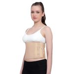 ORANCLE CARE Abdominal Belt After Delivery for Tummy Reduction Belly Support Belt, Lower Back Pain Relief Belt, Breathable Belt For Women & Men (Universal (Compatible S, M, L, XL), Beige)