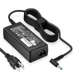 Charger for HP Laptop Computer Smart Blue Tip, Compatible with Pavilion x360 11 13 15, Elitebook Folio 1040 G1, Stream 13 11 14, Spectre ultrabook 13, Envy x2, and More AC Adapter Power Supply