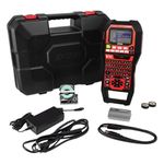LABELWORKS LW-PX900PCD Industrial Label Maker Kit - Complete Kit with Accessories, Compatible with All Epson LABELWORKS PX Tape Types, Portable Handheld Label Printer