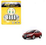 Kozdiko Car Tire Pressure Air Alert Iron Tyre Valve Caps Set of 4 Pcs for Honda City Ivtec(2010-2014)