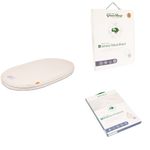 The Little Green Sheep Mattress for Stokke Sleepi Cot, Mattress Protector and Jersey Fitted Sheet Bundle