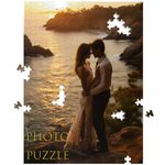 Photo Puzzle, Custom Personalized Jigsaw Puzzle with Photo - 500 Pieces Create Your Own Puzzle - DIY Puzzle Game Night Gift for Adults, Unique Puzzle Gifts for Chrismas Thanksgiving Halloween