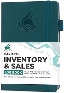 Clever Fox Inventory & Sales Log Book for Small Business – Inventory Ledger Book, Inventory Notebook, Order Tracker Book for Purchases, Sales & Reorders – Undated, Hardcover, A5, Dark Teal