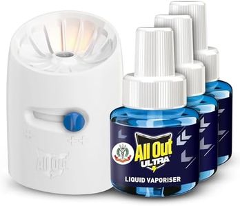 All Out Ultra Liquid Vaporizer, Machine + 3 Refills (45ml each) | Kills Dengue, Malaria & Chikungunya Spreading Mosquitoes| India's Only Mosquito Killer Brand Recommended by Indian Medical Association