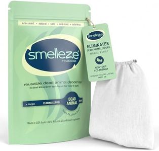 SMELLEZE Dead Animal Odor Eliminator for Home - Removes Rodent & Mouse Smell in Wall, Attic, Crawlspace - Reusable Pouch, Pet Safe, USA Made, 375 sq.ft