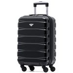 Flight Knight Lightweight 4 Wheel ABS Hard Case Suitcases Cabin Carry On Hand Luggage Approved for Over 100 Airlines Including easyJet, British Airways, RyanAir, Virgin Atlantic, Emirates & Many More