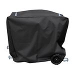 TOHONFOO Grill Cover for Weber 9010001 Traveler Grill Full Cover Length Heavy Duty Waterproof 600D Oxford Fabric Cover