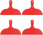 uxcell Putty Scraper 10" ABS Plastic Spatula Drywall Patch Repair Spreader Wall Covering Smoother Red 4Pcs