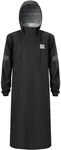 ROCKBROS Long Raincoat Safety Poncho Jacket with Double Quick-Release Zippers Mesh Lining Windbreaker for Outdoor Activities