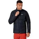 Rab Men's Microlight Down Jacket for Trekking, Climbing, & Skiing - Black - Medium