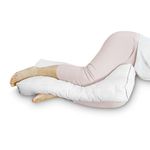 Knee Pillow for Side Sleepers, Leg Pillow for Sleeping, Under Knee Pillow for Spine Alignment, Lower Back Pain Relief, Hip and Sciatica Pain, Supportive Pillow