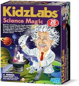 4M KidzLabs, Science Magic, 20 Magic Tricks, Uses Household Items, Learn STEM Principles, Stimulates Mental Development