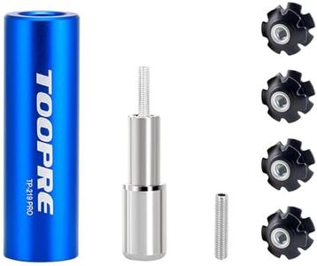 SONZUIA Bike Fork Star Nut Setting Tool Installer with 4 Bike Star Nut and 2 Spare Special Screws (for 1-1/8" Fork Tubes)