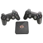 GSH Video Game Box G5 WiFi 4K HD Super Console X 20+ Emulator 30000+ Gamesgames Retro TV Box Video Game Player for CPS, Gb, Gba, Gbc, and Wireless Gamepad Controller. (64 Gb), Black