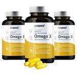 ExSeed Health - Male Fertility Supplements - Omega 3-3 Month Supply (x3 Bottles) - 90 Capsules per Bottle - Effective Doses - Fish Oils for Men - Supports Healthy Conception & Overall Health