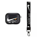 AirPods Pro Off-White Case with Lanyard and Shoe (Black)