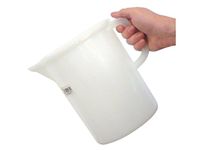 Jug Plastic - 10 Pint (5 Litre) - Large Strong Heavy Duty Food Grade