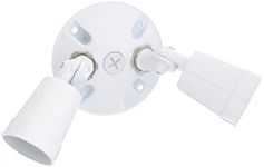 Sunlite PL2H/WH 8.5-Inch PAR Vandal Proof Wall Mount Outdoor Floodlight Fixture, White Finish