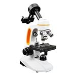 SVBONY SM202 Compound Monocular Microscope for Adults, 40X-2000X Compound Microscope Kit, Microscope with Mechanical Stage, Mobile Phone Adapter, for Animal Feces Detection, Water Quality Detection