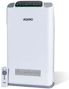 AGARO Imperial Air Purifier For Home, Bedroom, Green True HEPA Filter H14, Removes 99.99% Pollutants, Bacteria, Virus & PM 0.1 Particles, 7 Stage Purification, Covers 400 Sqft, 8500 Hrs Filter Life