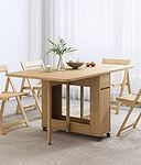 PIAQIA Folding Dining Table, Conver