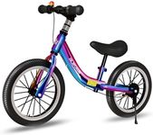 16 inch Balance Bike 4 5 6 7 8 Year Old Boy Girl,No Pedal Training Bicycle with Brake and Kickstand,Outdoor Sports Birthday Gift