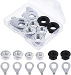 Abeillo 12Pcs Bike Wheel Axle Nut and Bicycle Hub Safety Washer Kit Carbon Steel M8/M9.5/M10 Bicycle Hub Nut Flanged Axle Nuts Bike Parts for Front and Rear Mountain Bike Wheel Axle Accessories