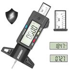 GODESON Digital Tire Tread Depth Gauge, 0-25.4 Mm/Inch Digital Tire Depth Gauge with Large LCD Display and Tire Tread Depth Measuring Tool for Cars,Trucks,Moto