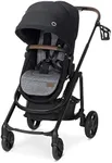 Maxi-Cosi Tayla Max Modular Stroller, Multiple Modes of use: Stroller seat Instantly converts to a Lie-Flat Carriage and Both are Reversible for Parent- or World-Facing Views, Onyx Wonder