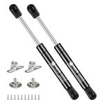 IAQWE 10Inch 18Lbs/80N Gas Struts Spring Shocks Lift Support for Lightweight Rv Cabinet Door Storage Toolbox Toy Box Sentry Safe Lid Window Shocks Replacement Parts,2PCS