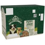 James Wellbeloved Grain Free Puppy Dog Food with Lamb and Chicken in Gravy Pouch 12 x 90 g