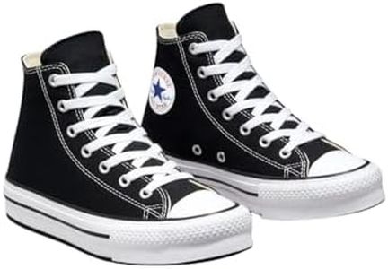 Converse Unisex-Child Sneaker, Black, 7 Big Kid