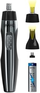 Wahl Quick Style Lithium Ear Nose and Brow 2-in-1 Deluxe Lighted Trimmer (Black)