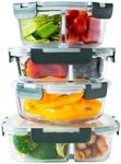 Orii 4 Piece Glass Food Storage Com